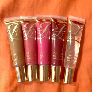NWOT.5 piece Estée Lauder high gloss lipgloss